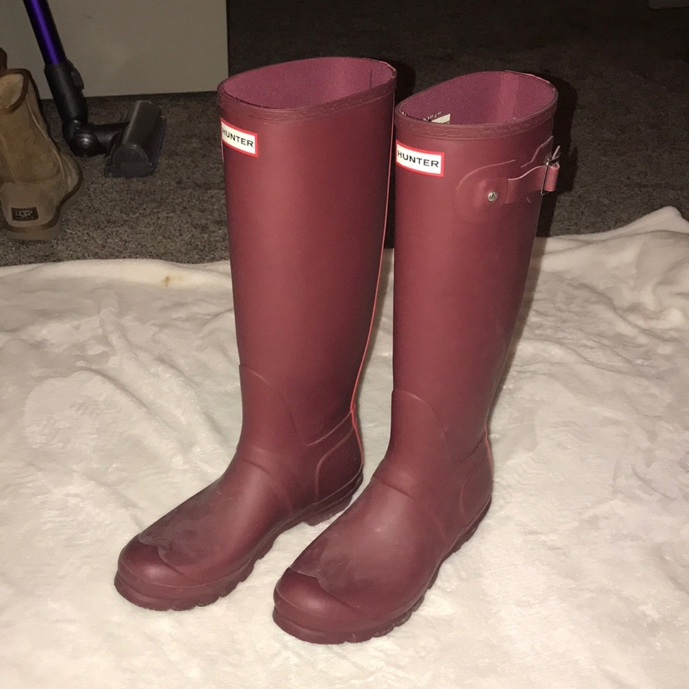 Maroon Hunter Boots